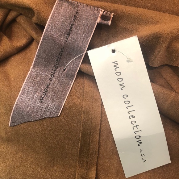 Moon Collection U.S.A. Faux Suede Boho Vest Size L - Picture 7 of 8